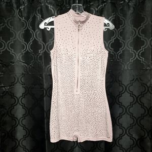 Pink short jumpsuit, size medium, tight fitted